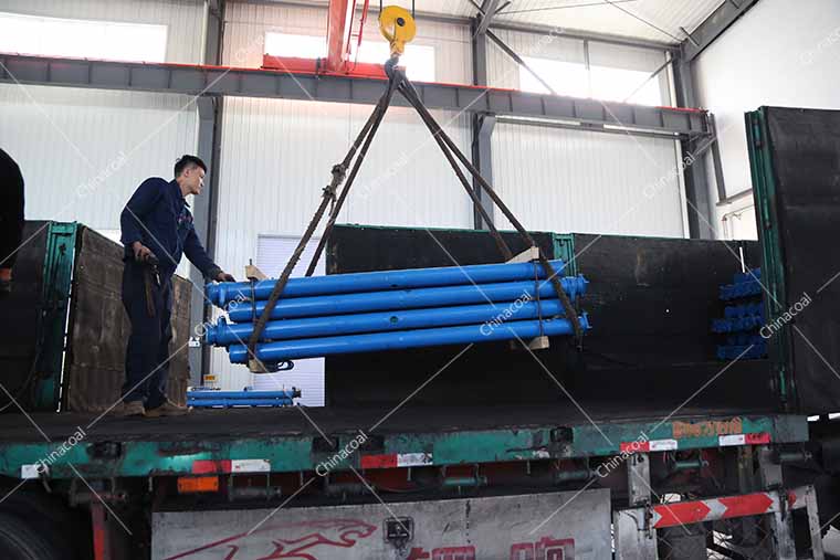 China Coal Group Sent A Batch Of Mining Hydraulic Props To Shanxi Province