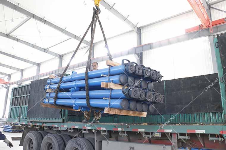 China Coal Group Hydraulic Props Shipped Two Cities A Day