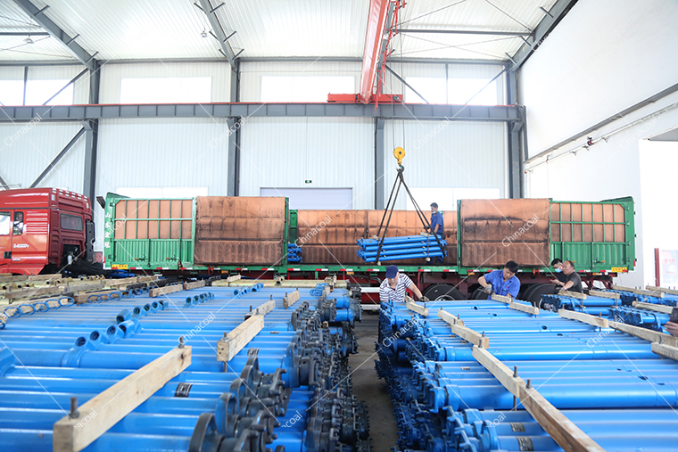 A Batch Of Mining Steel Acrow Props Of China Coal Group Are Sent To Shanxi Province