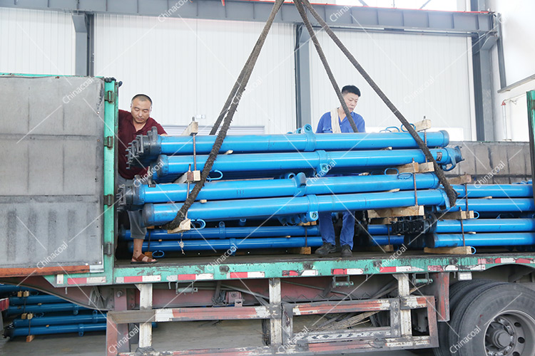 China Coal Group Send A Batch Mine Hydraulic Prop To Two Major Mines In Shaanxi