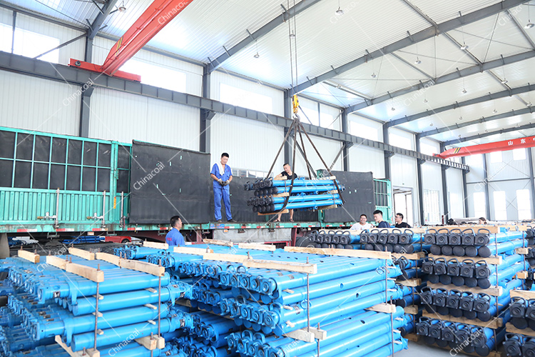 China Coal Group Send A Batch Of Mining Single Hydraulic Prop To Shouyang, Shanxi Province