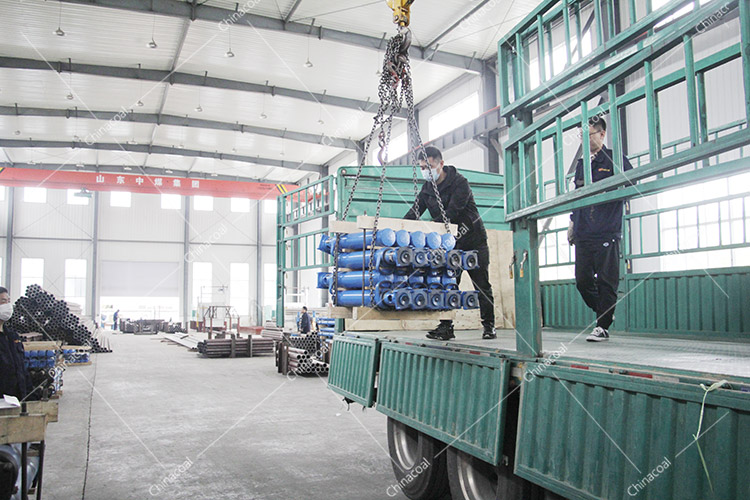 China Coal Group Sent 800 Suspension Single Hydraulic Props To Yunnan