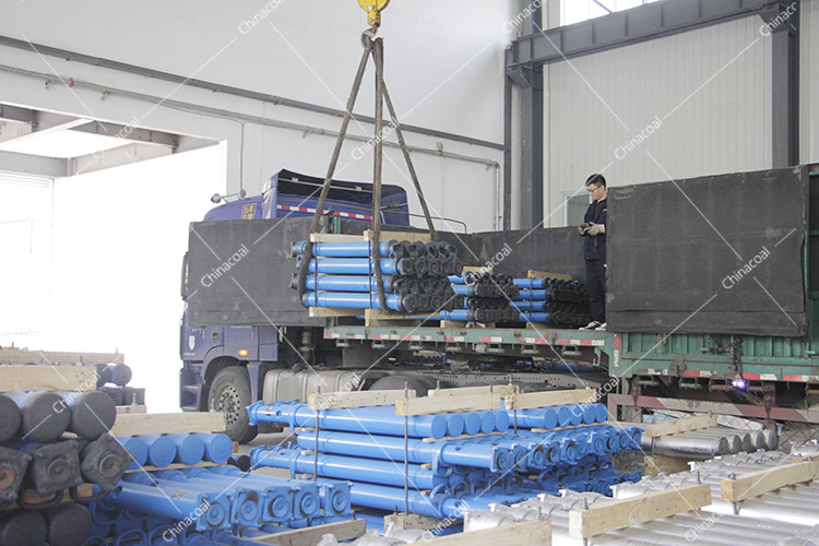 China Coal Group Sent A Batch Of Steel Acrow Props To Jincheng, Shanxi