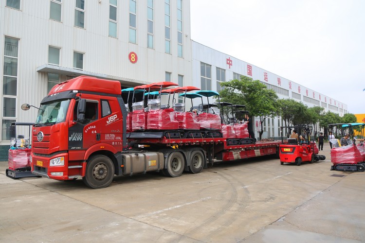 China Coal Group Sent  A Batch Of Multi-Model Excavators To Singapore